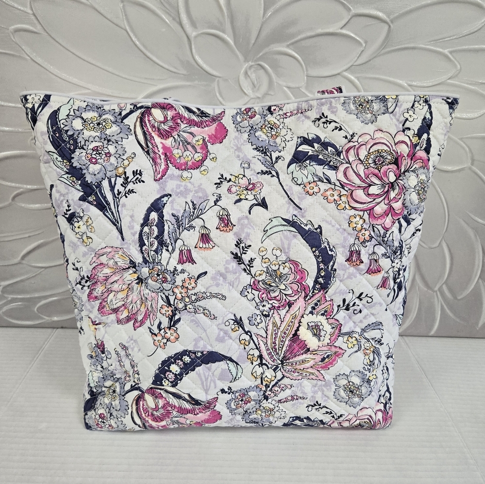 Vera Bradley Iconic Tote Bag Hummingbird Park - Picture 8 of 13